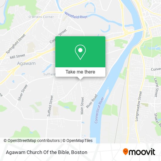 Agawam Church Of the Bible map