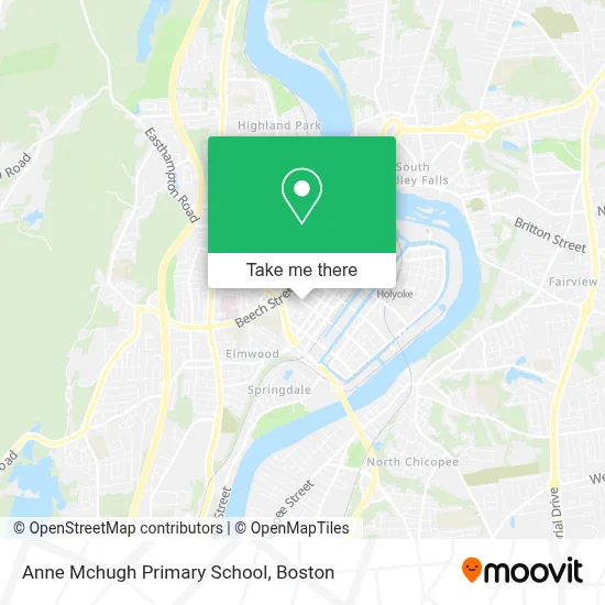 Anne Mchugh Primary School map