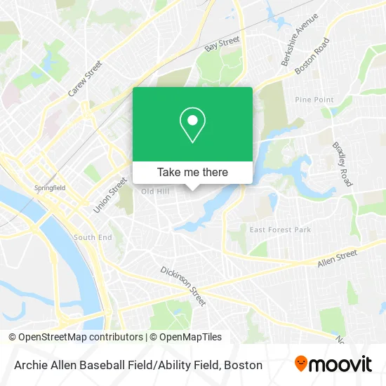 Archie Allen Baseball Field / Ability Field map
