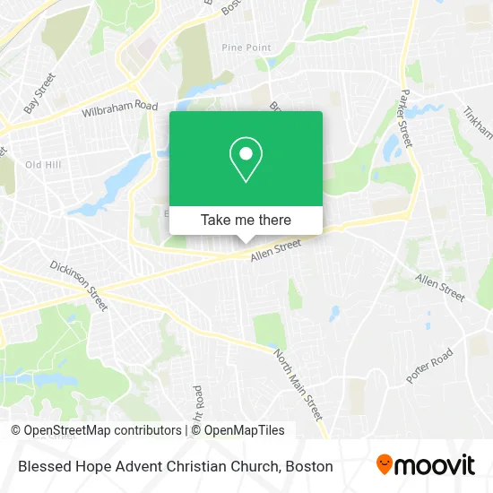 Blessed Hope Advent Christian Church map