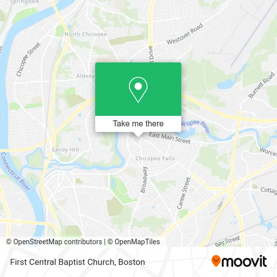 First Central Baptist Church map