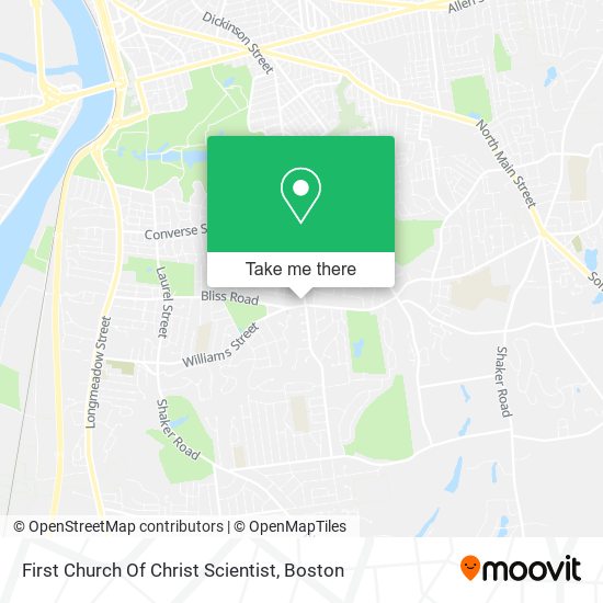 First Church Of Christ Scientist map