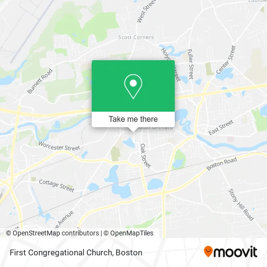 First Congregational Church map