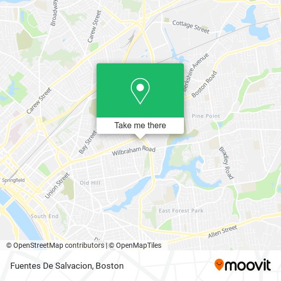 Mapa de Fuentes De Salvacion