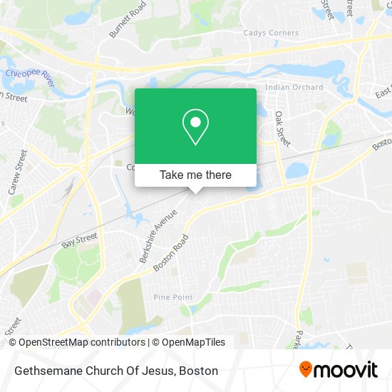 Gethsemane Church Of Jesus map