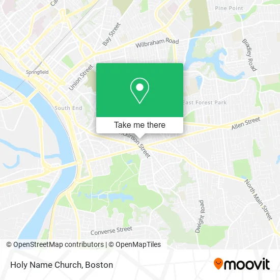 Holy Name Church map