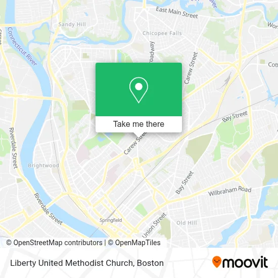 Liberty United Methodist Church map