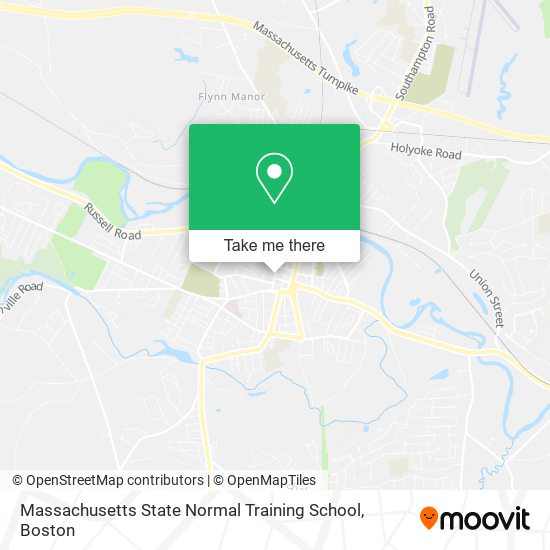 Massachusetts State Normal Training School map
