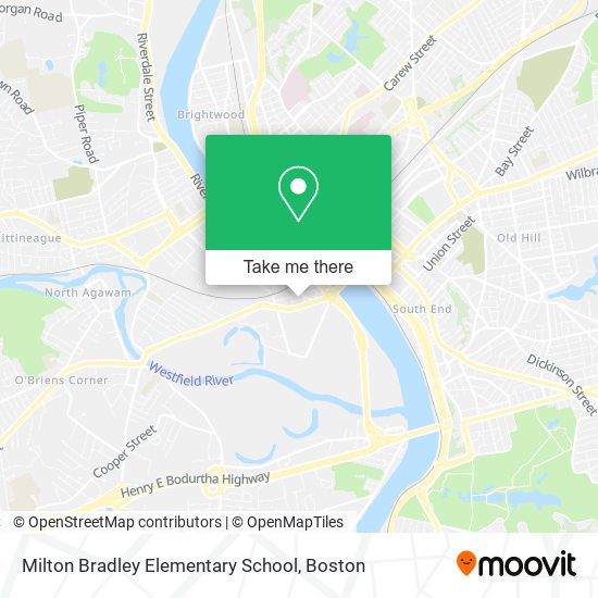 Milton Bradley Elementary School map