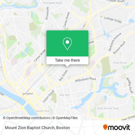 Mapa de Mount Zion Baptist Church