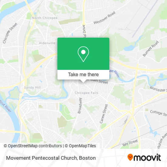 Movement Pentecostal Church map