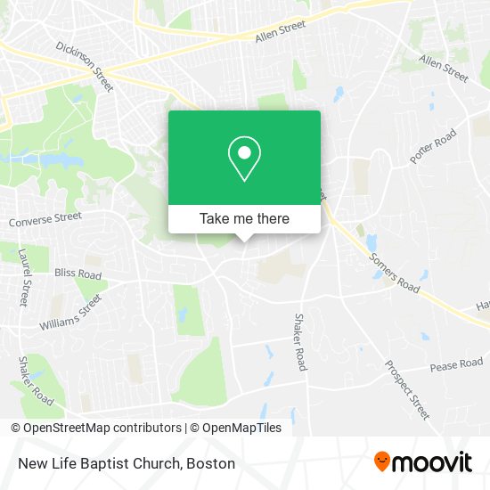 New Life Baptist Church map