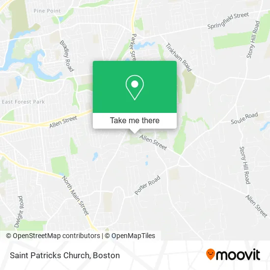 Saint Patricks Church map