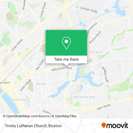 Trinity Lutheran Church map