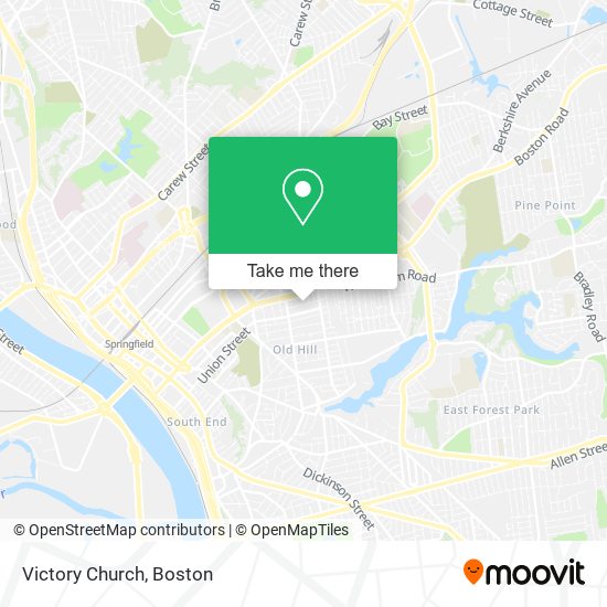 Victory Church map