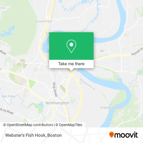 Mapa de Webster's Fish Hook