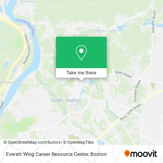 Mapa de Everett Wing Career Resource Center