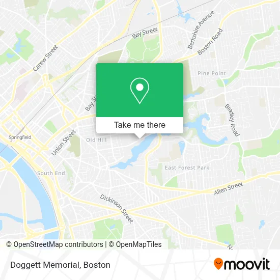 Doggett Memorial map