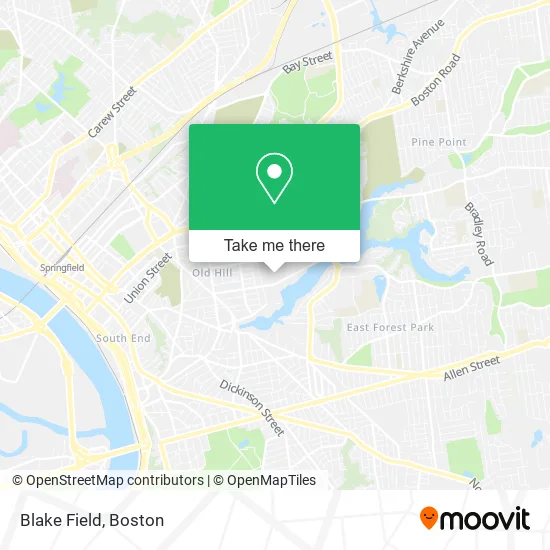 Blake Field map