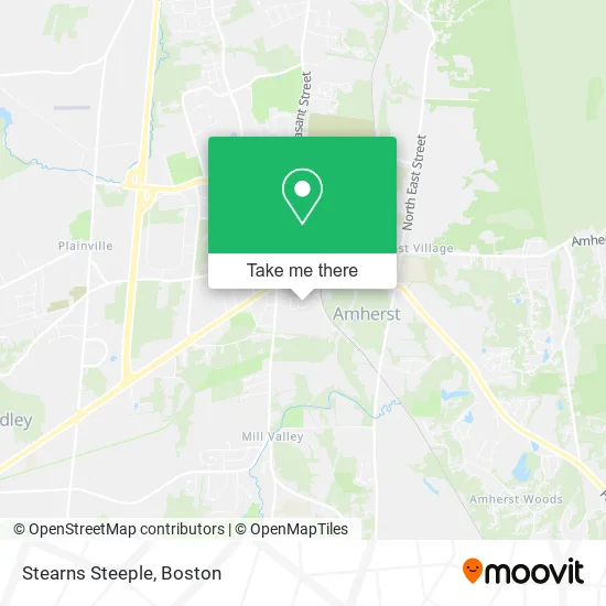 Stearns Steeple map