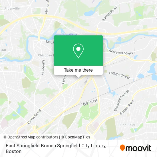 East Springfield Branch Springfield City Library map