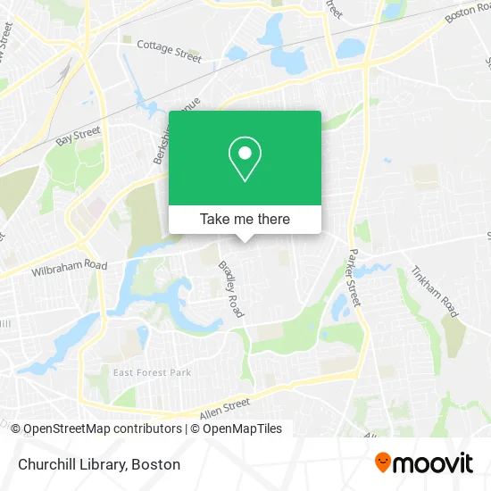 Churchill Library map