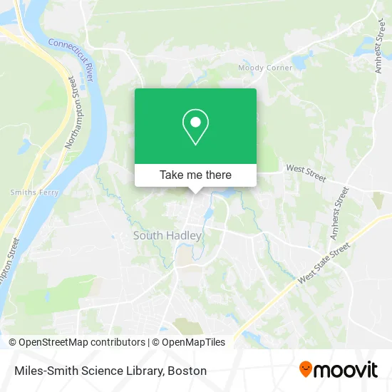 Mapa de Miles-Smith Science Library