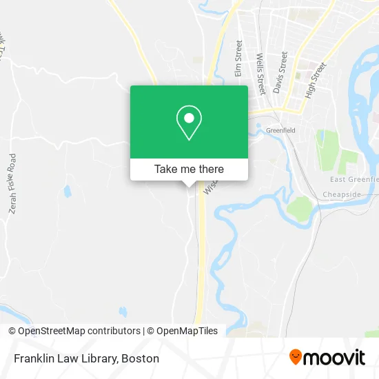 Franklin Law Library map