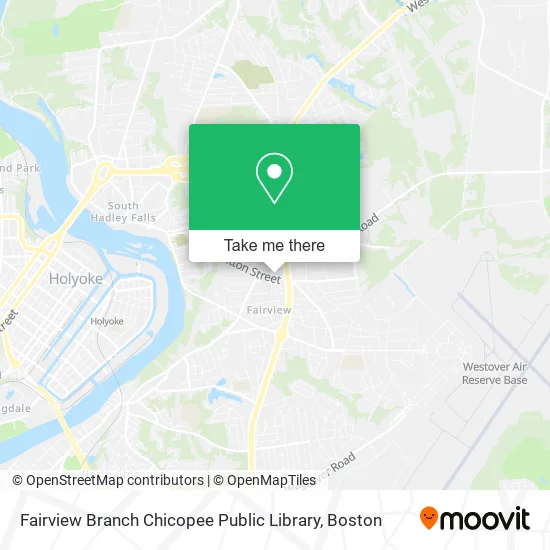 Fairview Branch Chicopee Public Library map