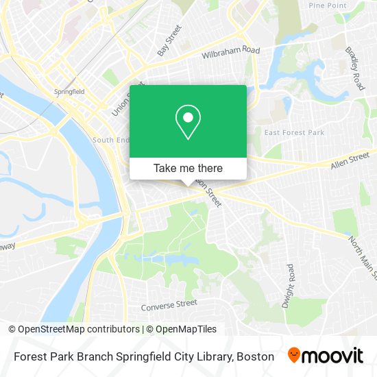 Forest Park Branch Springfield City Library map