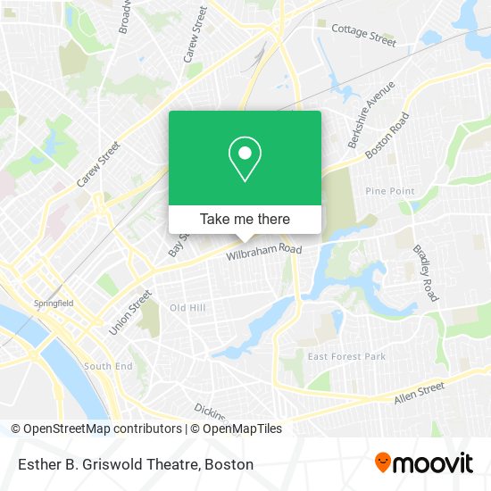 Esther B. Griswold Theatre map