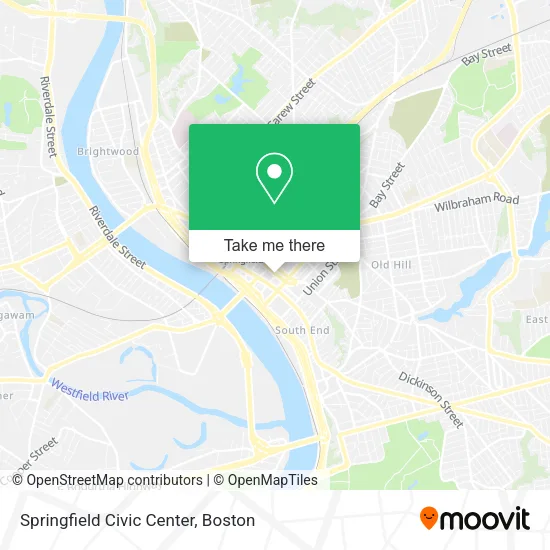 Springfield Civic Center map