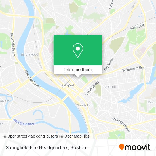 Springfield Fire Headquarters map