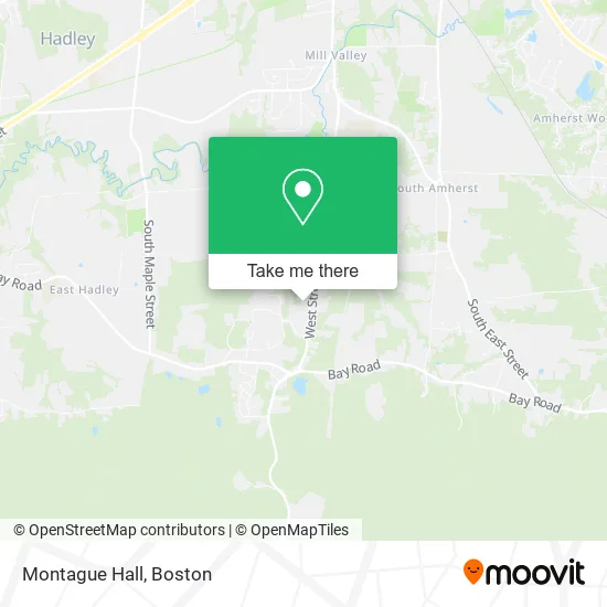 Montague Hall map