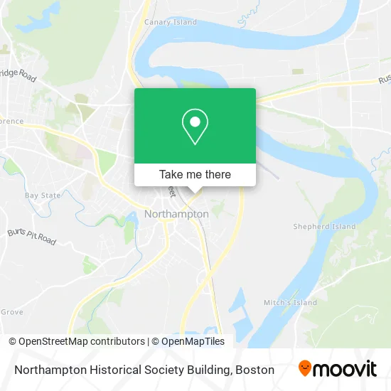 Northampton Historical Society Building map