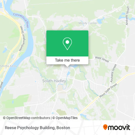 Mapa de Reese Psychology Building