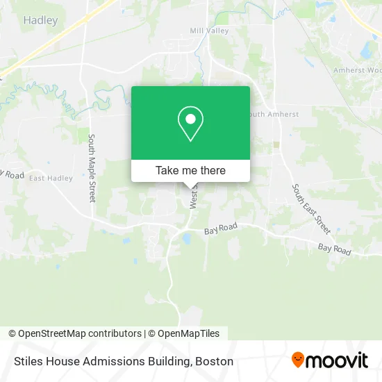 Stiles House Admissions Building map