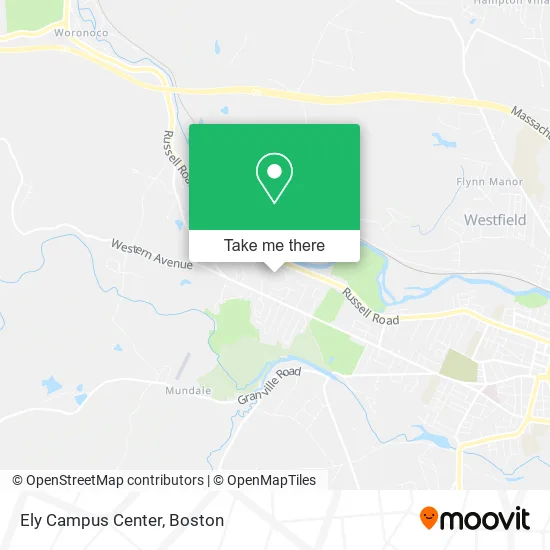 Ely Campus Center map