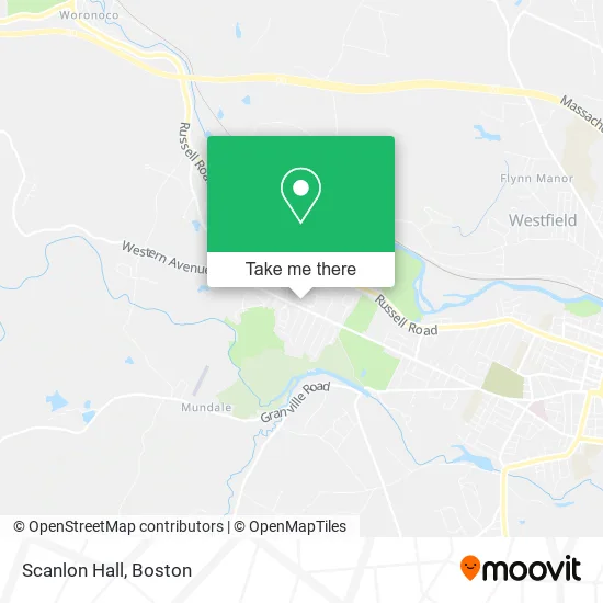 Scanlon Hall map