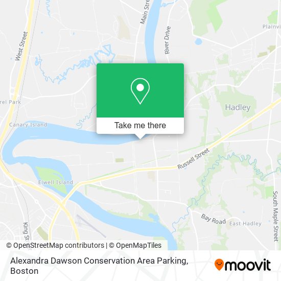 Alexandra Dawson Conservation Area Parking map