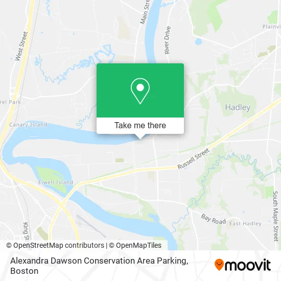 Alexandra Dawson Conservation Area Parking map