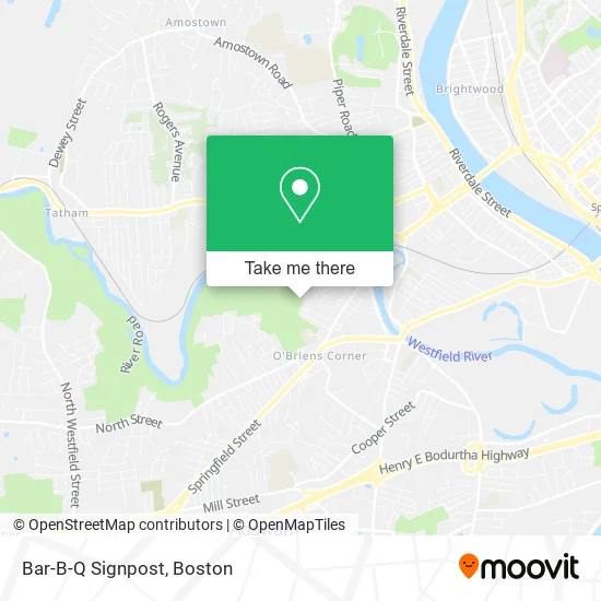 Bar-B-Q Signpost map