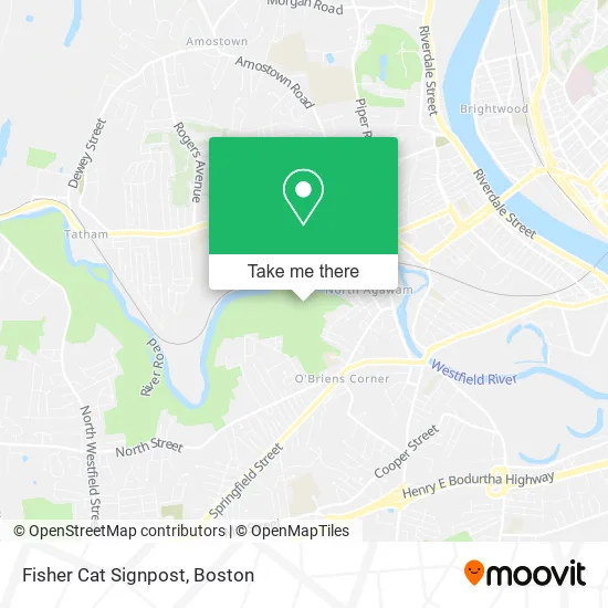 Fisher Cat Signpost map