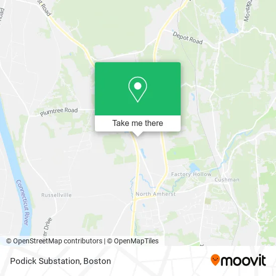 Mapa de Podick Substation