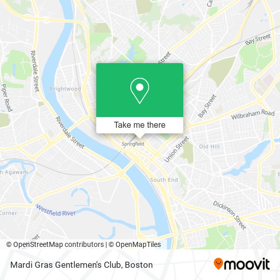 Mardi Gras Gentlemen's Club map