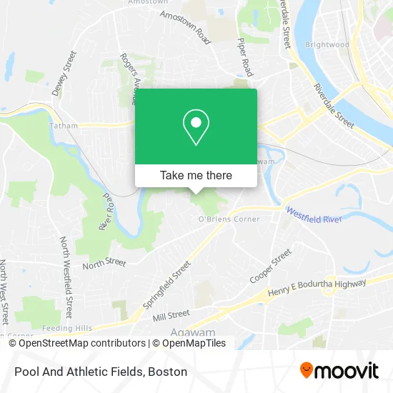 Pool And Athletic Fields map