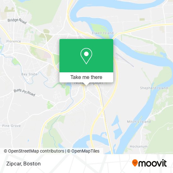 Zipcar map