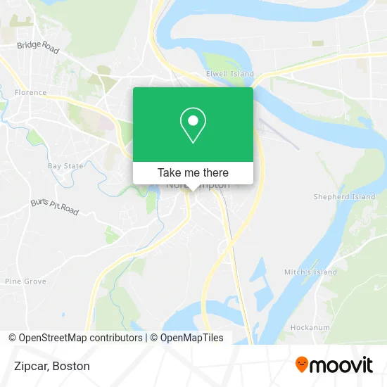 Zipcar map