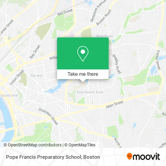 Pope Francis Preparatory School map