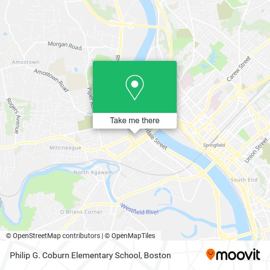 Philip G. Coburn Elementary School map